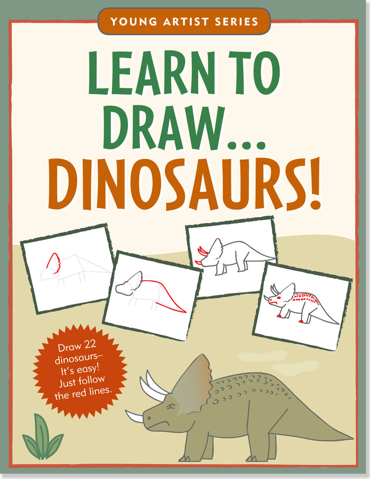 Peter Pauper Learn To Draw - Dinosaurs