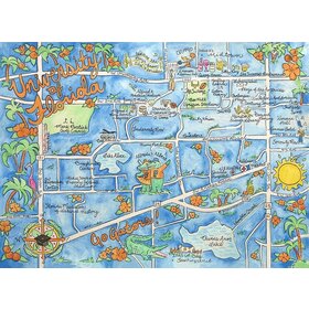 University of Florida Map Blanket