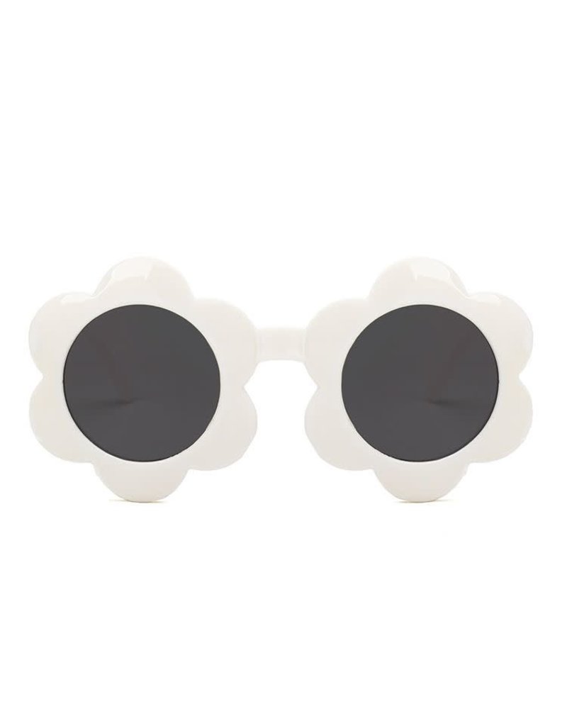 Initial Styles NHO Kids Sunglasses - Flower White