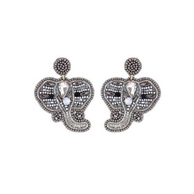 Elephant Beaded Earrings