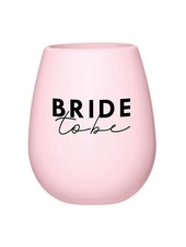 Santa Barbara Silicone Wine Glass - Bride to Be