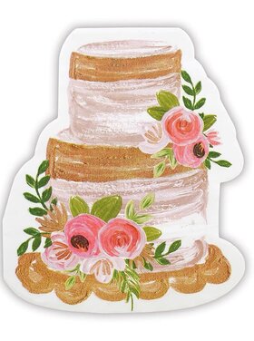 Wedding Cake Cocktail Napkins