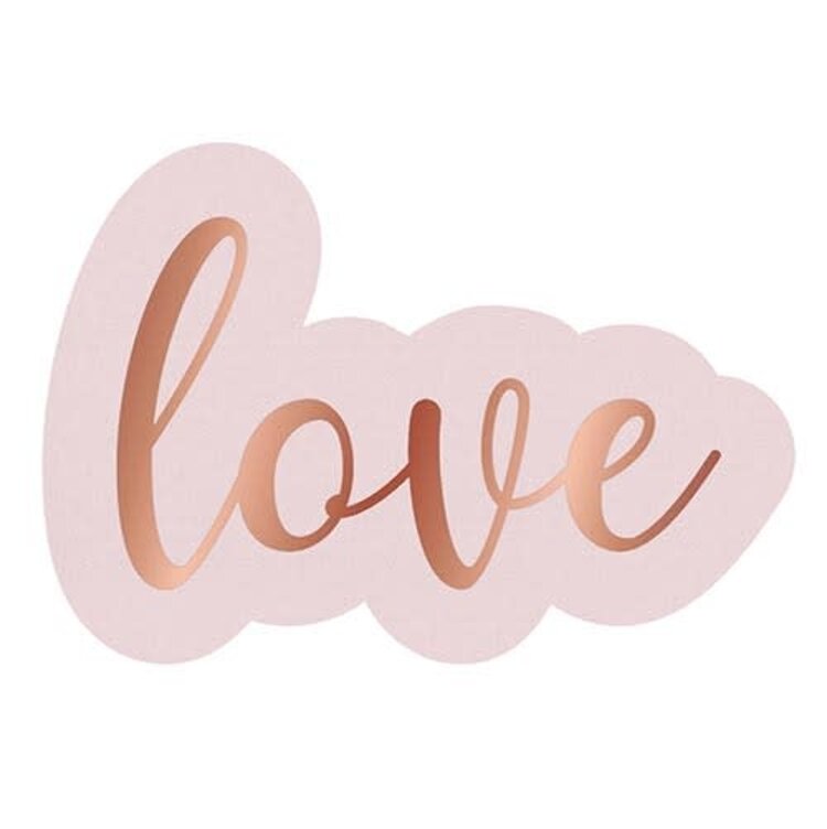 Santa Barbara Paper Cocktail Napkin - Love