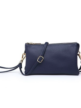 Jen & Co. Navy Blue Crossbody + Wristlet