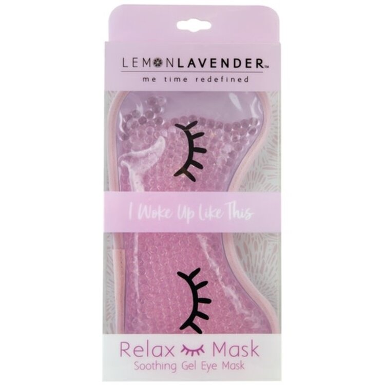Lemon Lavender Gel Eye Mask - Pink