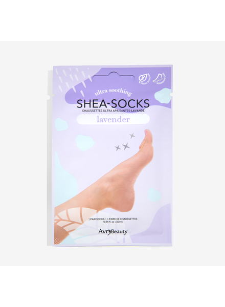 Avry Beauty Lavender Shea Socks