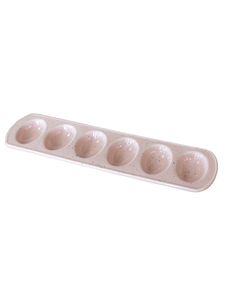 ROYAL STANDARD Pink Speckled Egg Dish