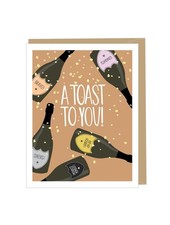 Apartment 2 A Toast To You Champagne Card