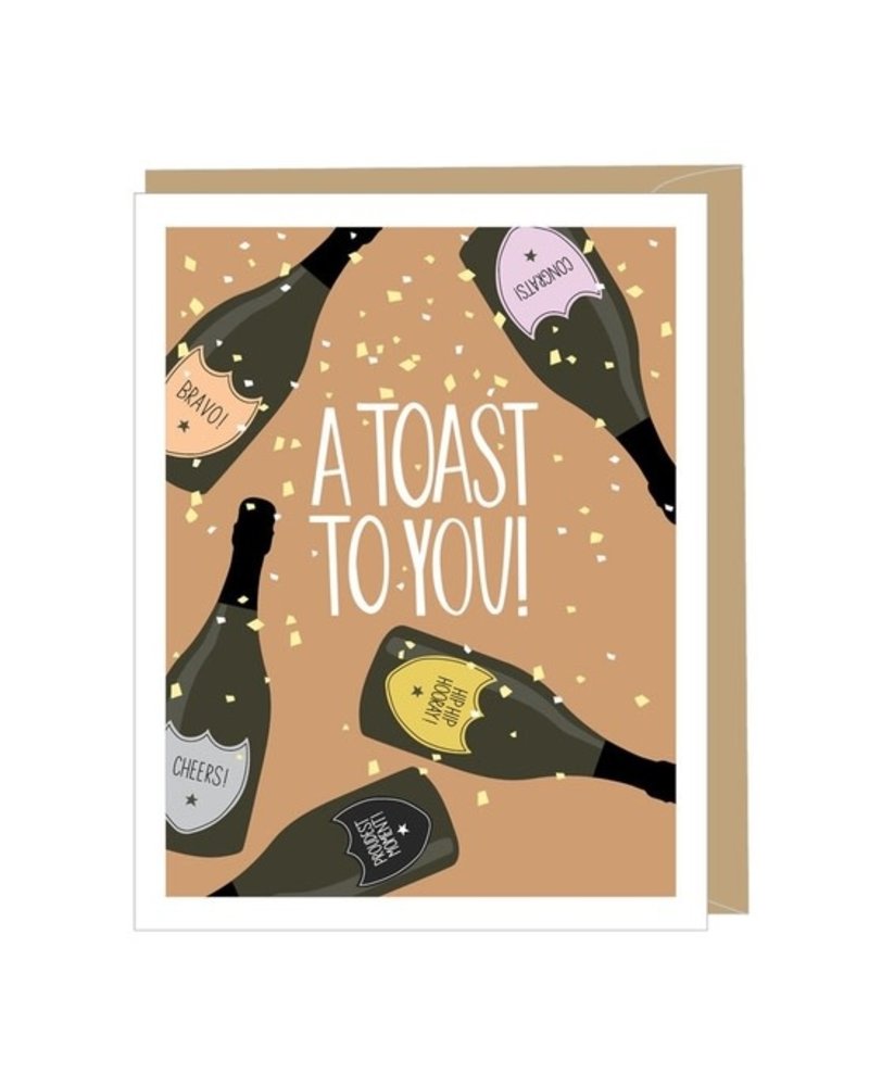 Apartment 2 Greeting Card - Toast To You Congratulations