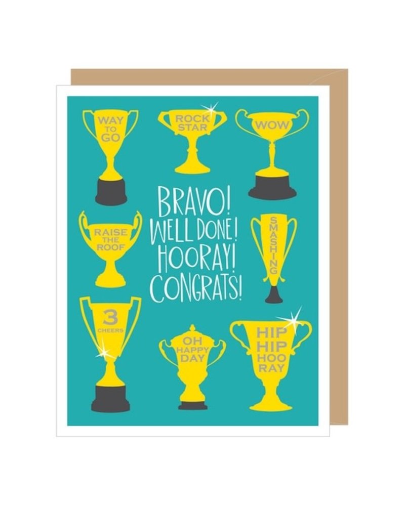 Apartment 2 Greeting Card - Congratulations Trophy