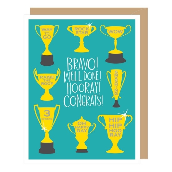 Bravo Congratulations Greeting Card At Initial Styles Boutique Jupiter