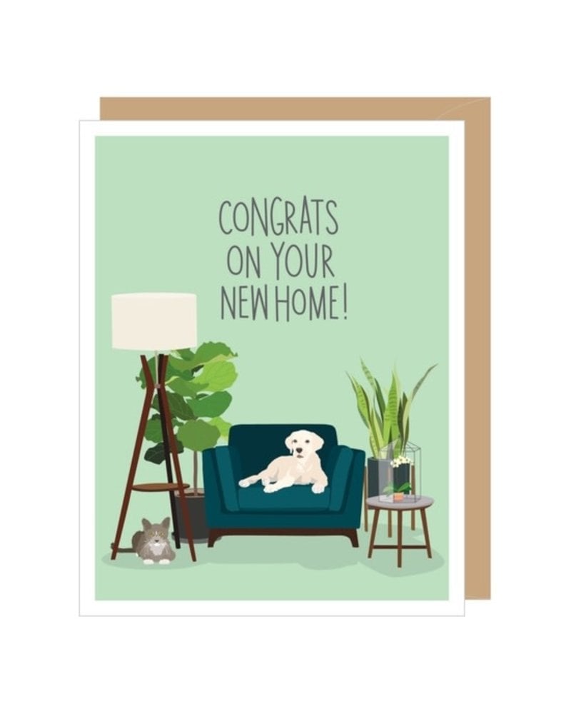 Congrats On Your New Home Card Greeting Card at Initial Styles ...