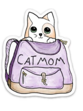 Cat Mom Sticker