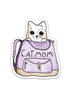 Big Moods Cat Mom Sticker