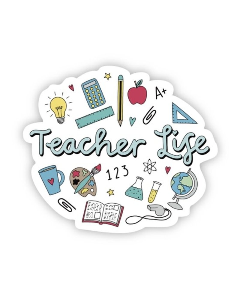 Big Moods Teacher Life Sticker