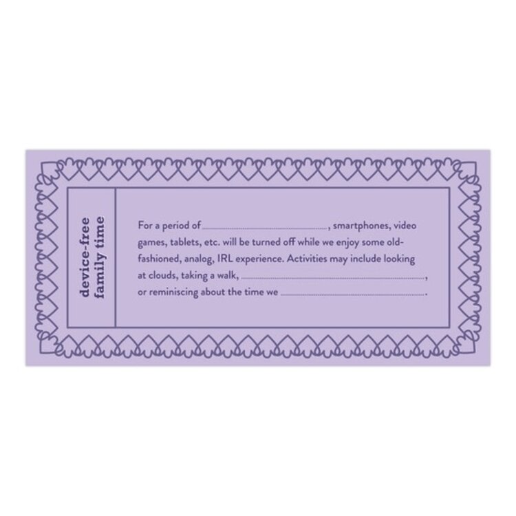 Fill In The Love Mom Vouchers