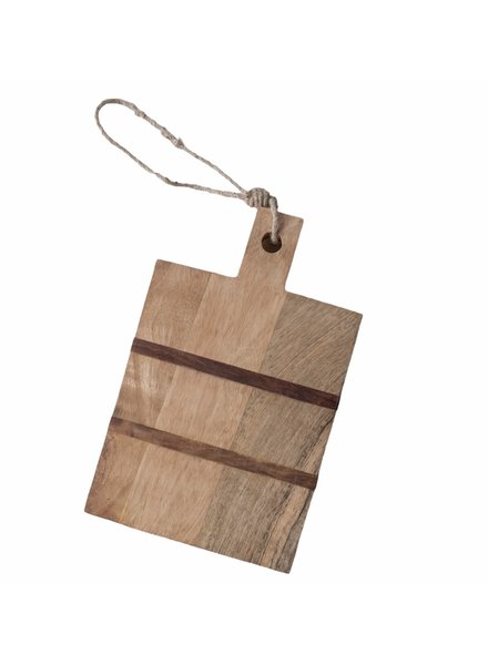 Initial Styles Jupiter Dark Wood Cutting Board