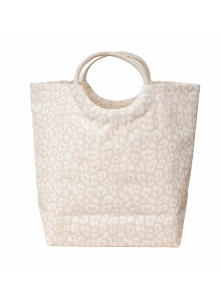 ROYAL STANDARD Soft White Leopard Tote Bag