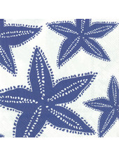 Boston International Blue Starfish Cocktail Napkin