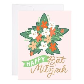 Happy Bat Mitzvah Greeting Card