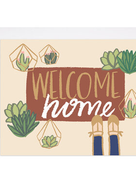 Welcome Home Mat Greeting Card