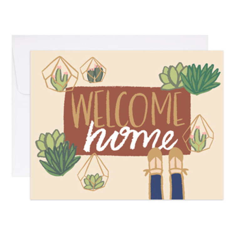 Greeting Card - Welcome Home Mat