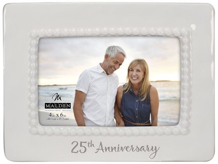 Malden Picture Frame - 25th Anniversary Bead