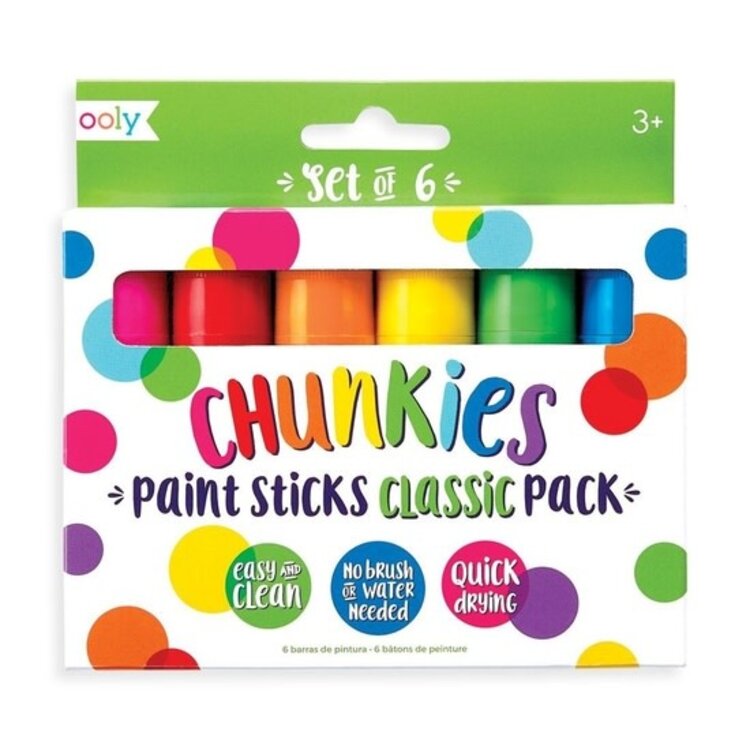 Ooly Chunkies Paint Sticks - Classic Colors