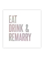 Slant Eat Drink & Remarry Cocktail Napkins