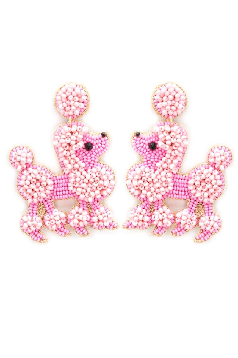 poodle earrings