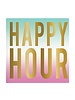 Slant Slant Cocktail Napkins - Happy Hour
