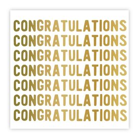 Congratulations Cocktail Napkins
