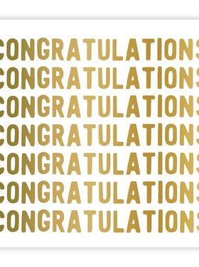 Congratulations Cocktail Napkins