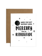 Brittany Paige Greeting Card - Mercury Retrograde