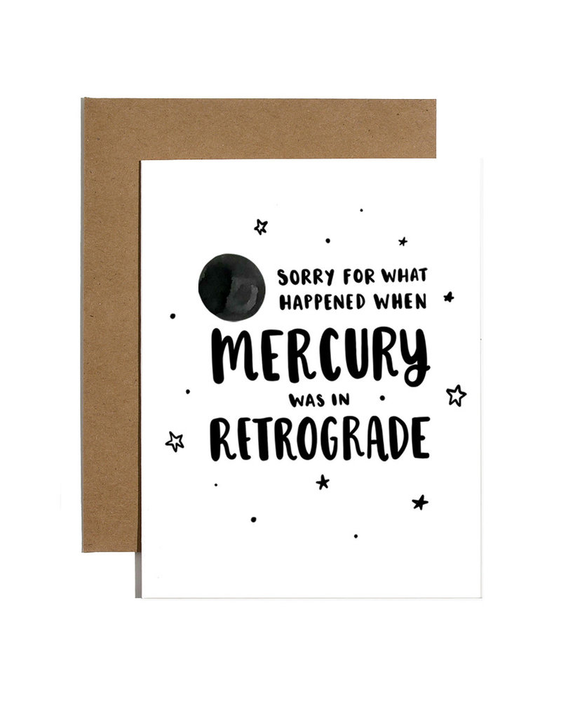 Brittany Paige Brittany Paige Greeting Card - Mercury Retrograde