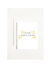 k.Patricia Teacher You Deserve All The Gold Stars Greeting Card