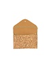 Cork & Gold Envelope Clutch