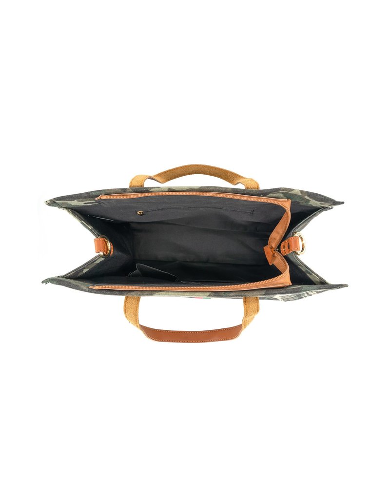 BC Handbags Camo Purse - Khaki