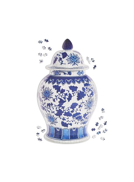 Two's Company Blue & White Ginger Jar Puzzle