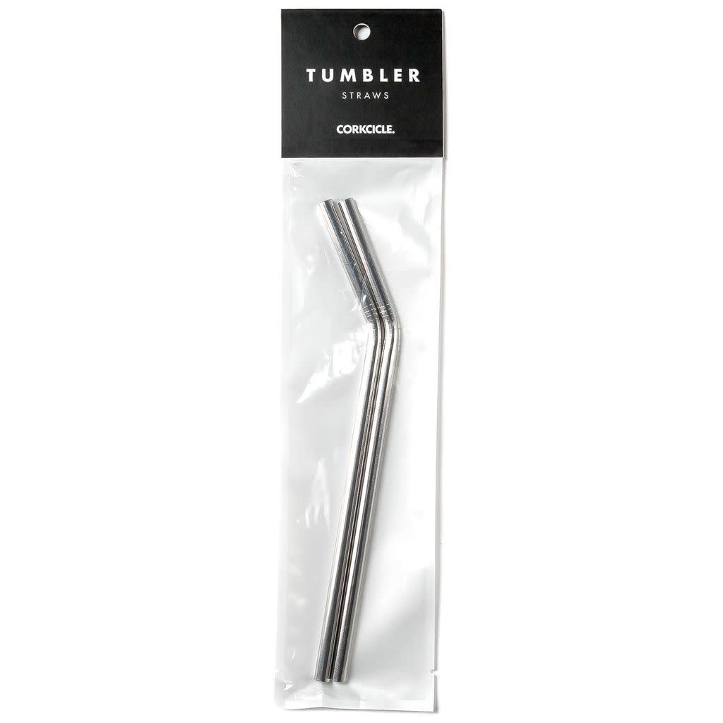 Gunmetal Corkcicle Tumbler Straw 2-Pack