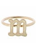 Jane Marie Jane Marie Block Initial Ring