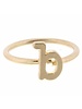 Jane Marie Jane Marie Block Initial Ring