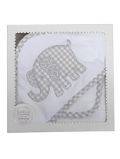 3 Marthas Grey Elephant Hooded Towel