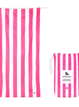 Dock & Bay Phi Pink Quick Dry Beach Towel
