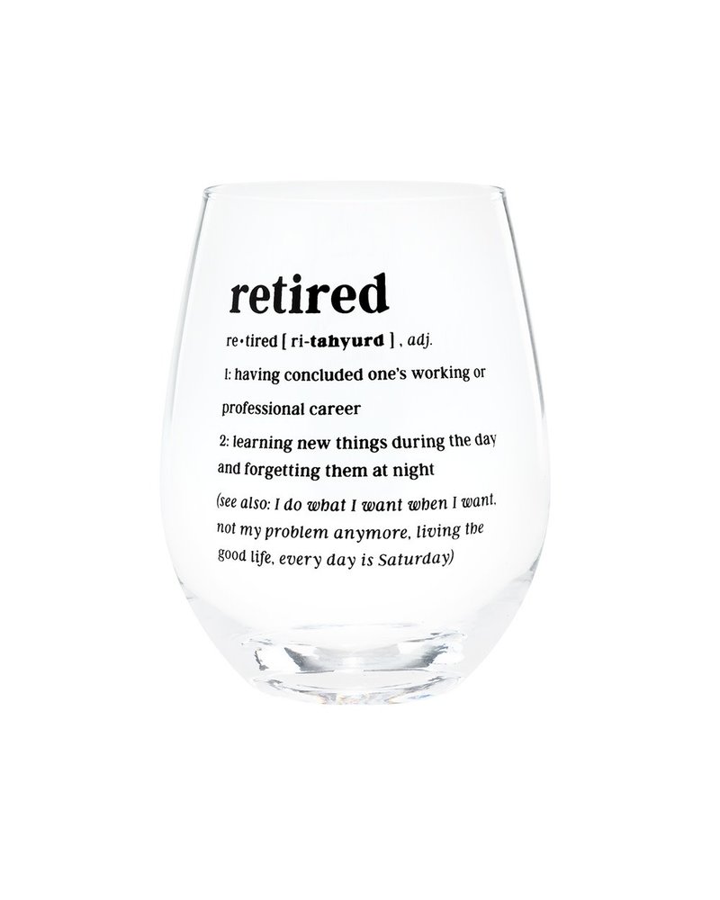 About Face Designs About Face Stemless Wine Glass - Retired Definition