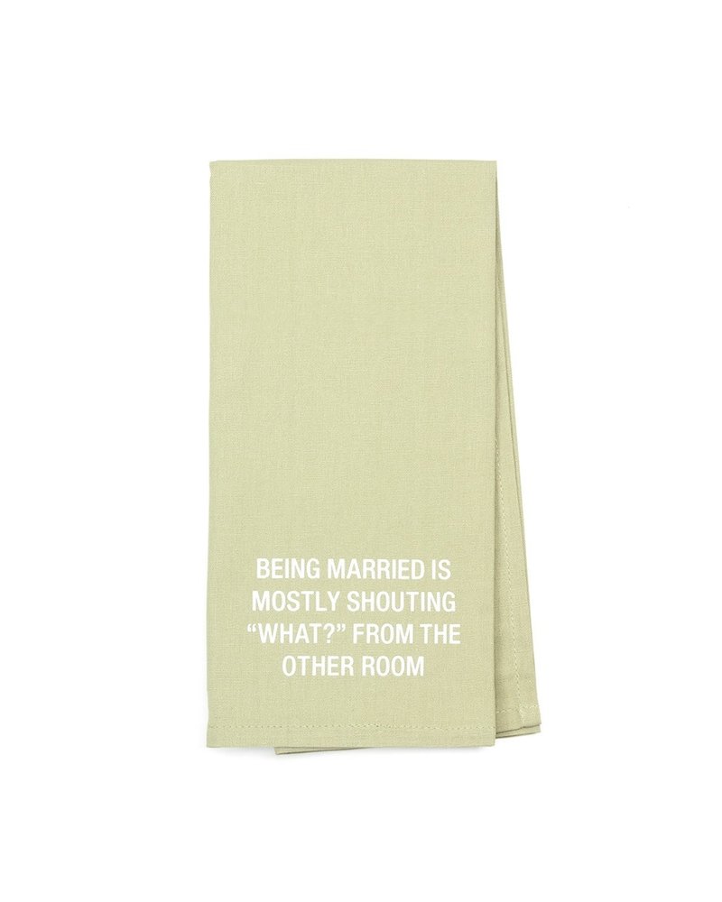About Face Designs About Face Tea Towel - Being Married