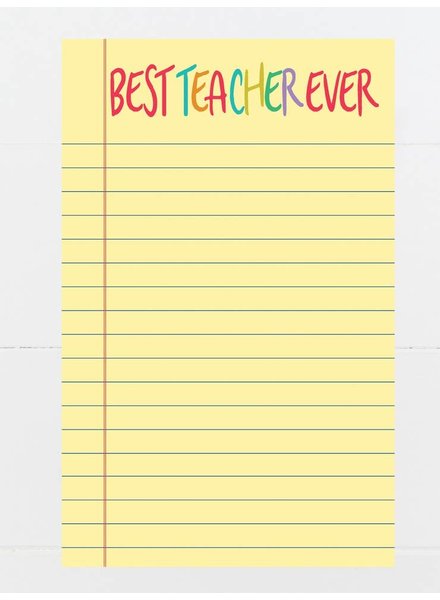 Aspen Lane Notepad -  Best Teacher Ever