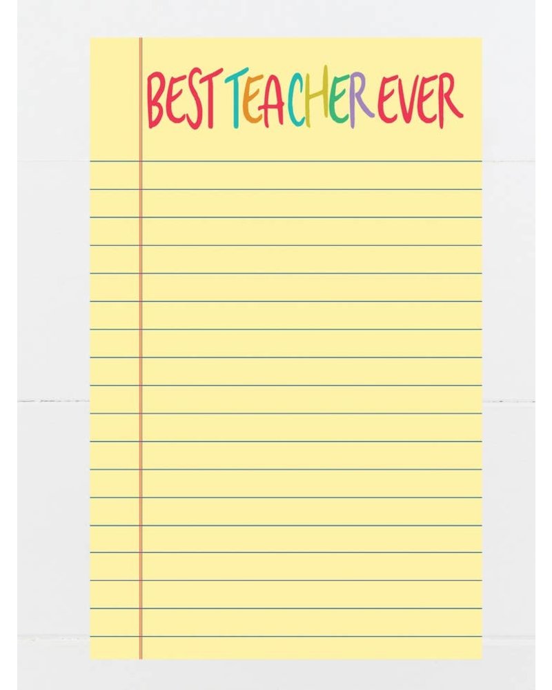 Aspen Lane Aspen Lane Notepad -  Best Teacher Ever