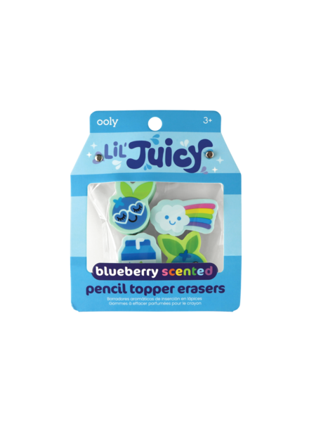 Ooly Scented Eraser Topper - Blueberry