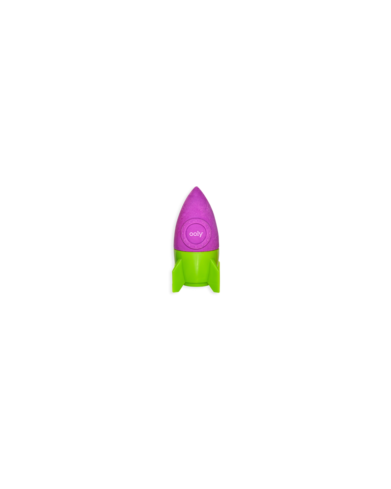 Ooly Ooly Rocketship Pencil Sharpener -  Purple